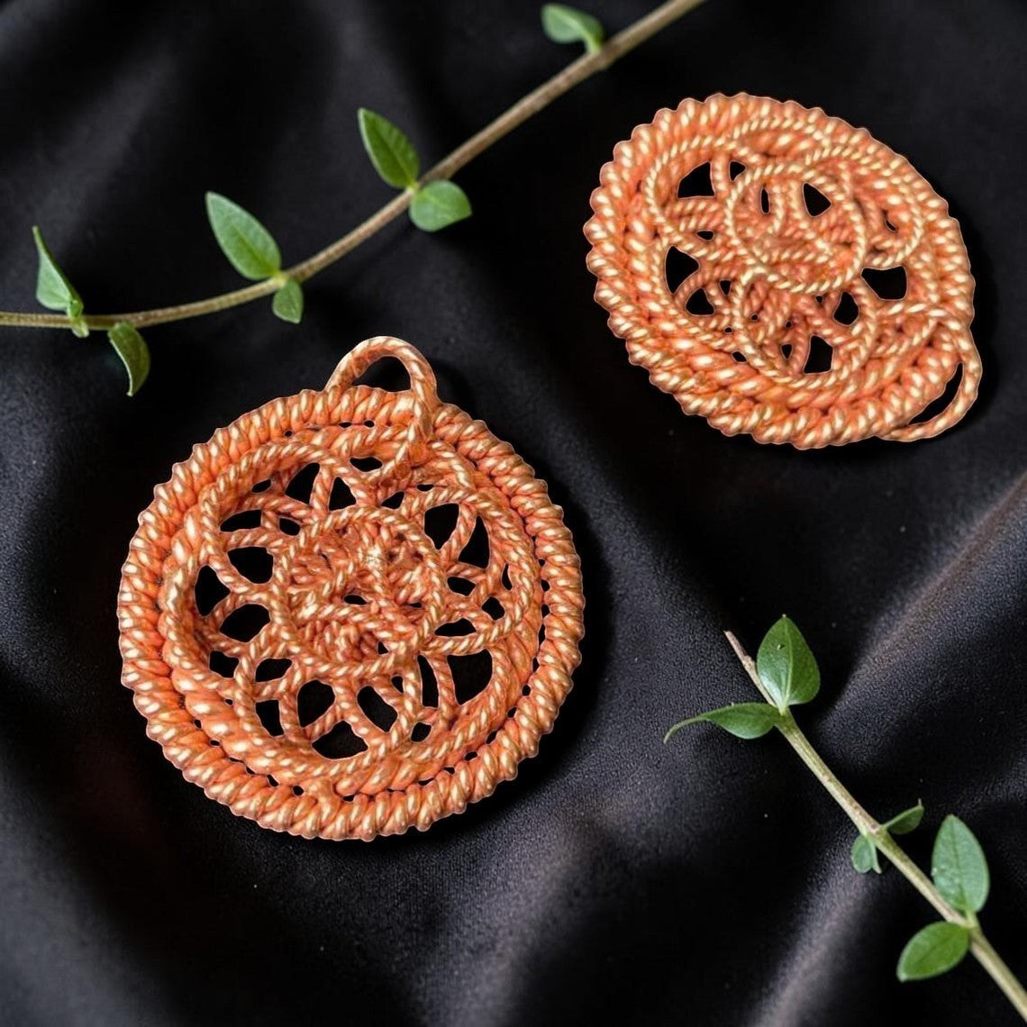 Handmade Copper Tensor Pendant V1