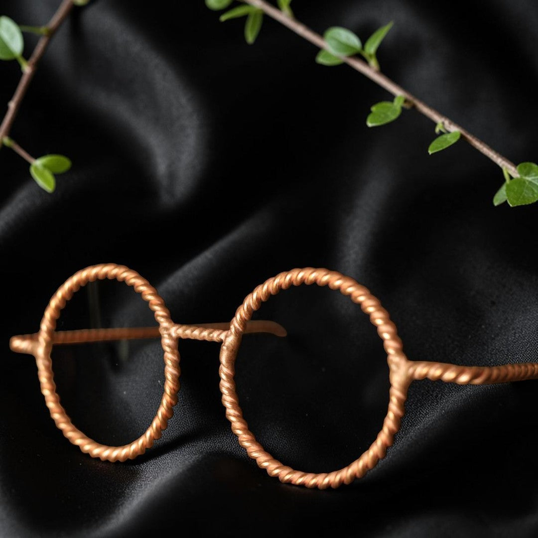 Copper Tensor Glasses – Handmade Energy Eyewear | EMF-Inspired Screen Time Support | 177MHz Adult / 144MHz Kids