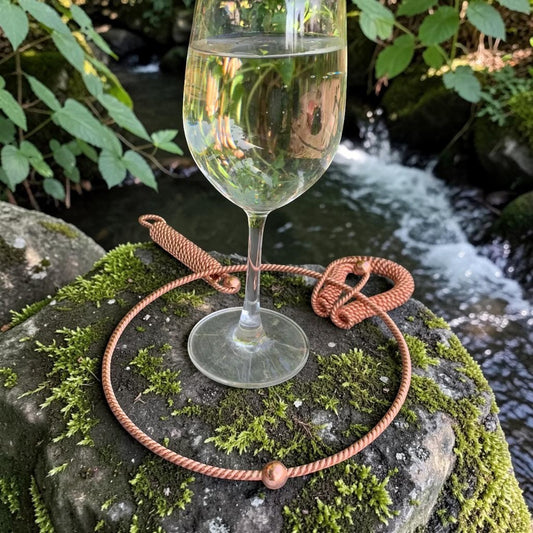 Mặt dây chuyền hình torus bằng đồng Flower Of Life của abusta.viking, chế tác thủ công từ đồng nguyên chất, công cụ năng lượng.
