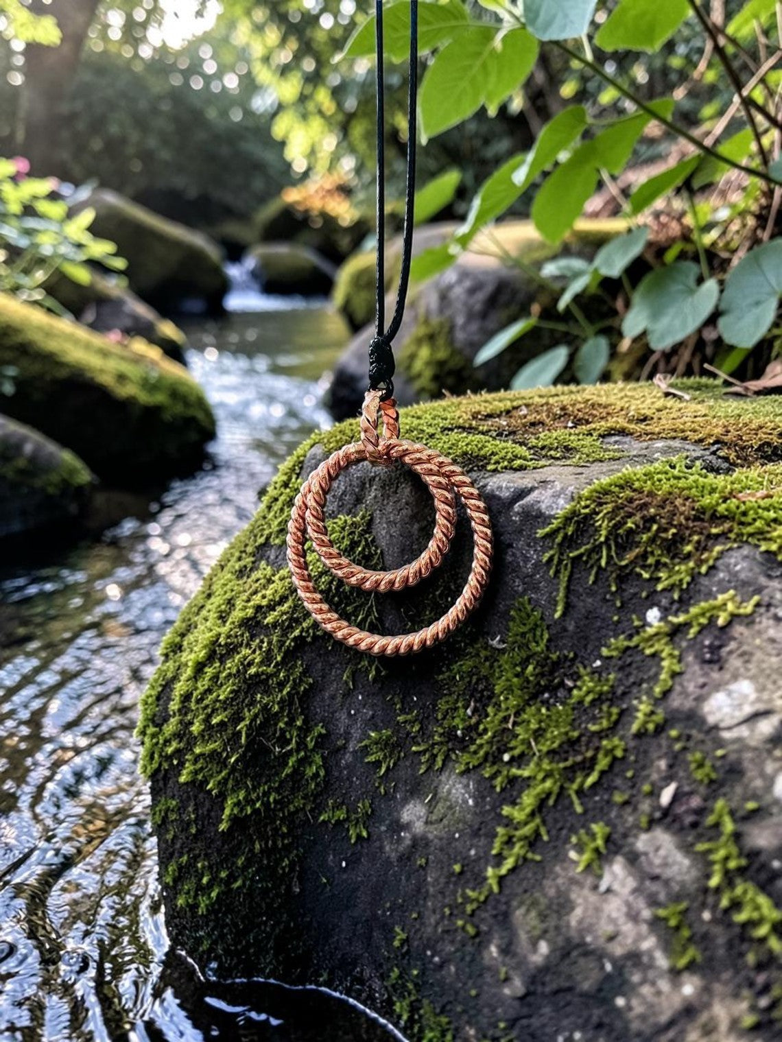 Vòng xoắn đồng nguyên chất 99.9% handmade abusta.viking, công cụ năng lượng hình học thiêng liêng.