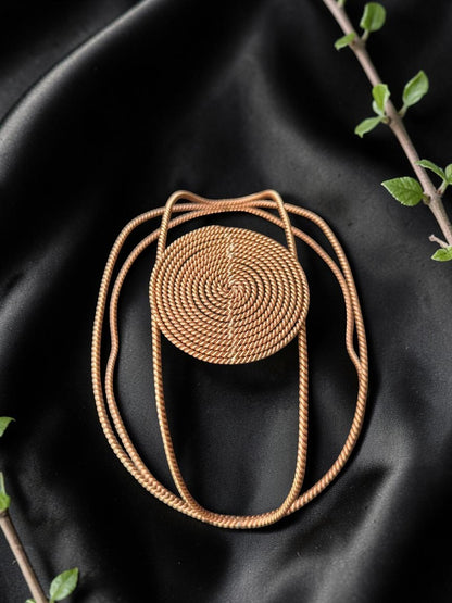 Mặt dây chuyền Merkaba Harmonizer bằng đồng nguyên chất thủ công từ abusta.viking, thiết kế hình học thiêng liêng.