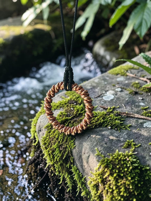 Mặt dây chuyền Triskelion bằng đồng nguyên chất 99,9% của abusta.viking, chế tác thủ công tại Việt Nam, tần số 144MHz hoặc 177MHz.