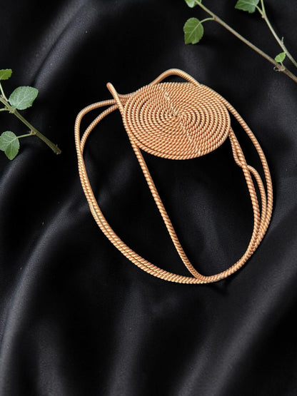 Mặt dây chuyền Merkaba Harmonizer bằng đồng nguyên chất thủ công của abusta.viking, công cụ năng lượng hình học thiêng liêng.