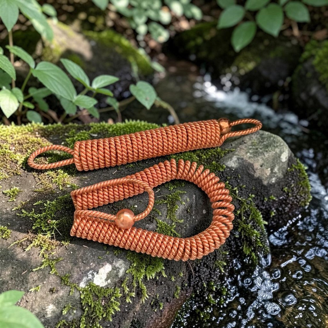 Vòng cổ năng lượng đồng nguyên chất thủ công abusta.viking, thiết kế hình học thiêng liêng, quà tặng năng lượng.