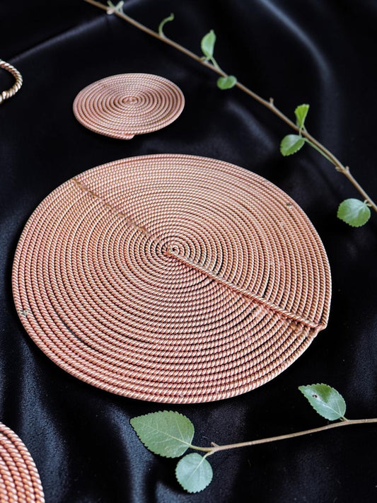 Bộ hai thiết bị Torus bằng đồng nguyên chất thủ công của abusta.viking, dụng cụ năng lượng hình học thiêng liêng.
