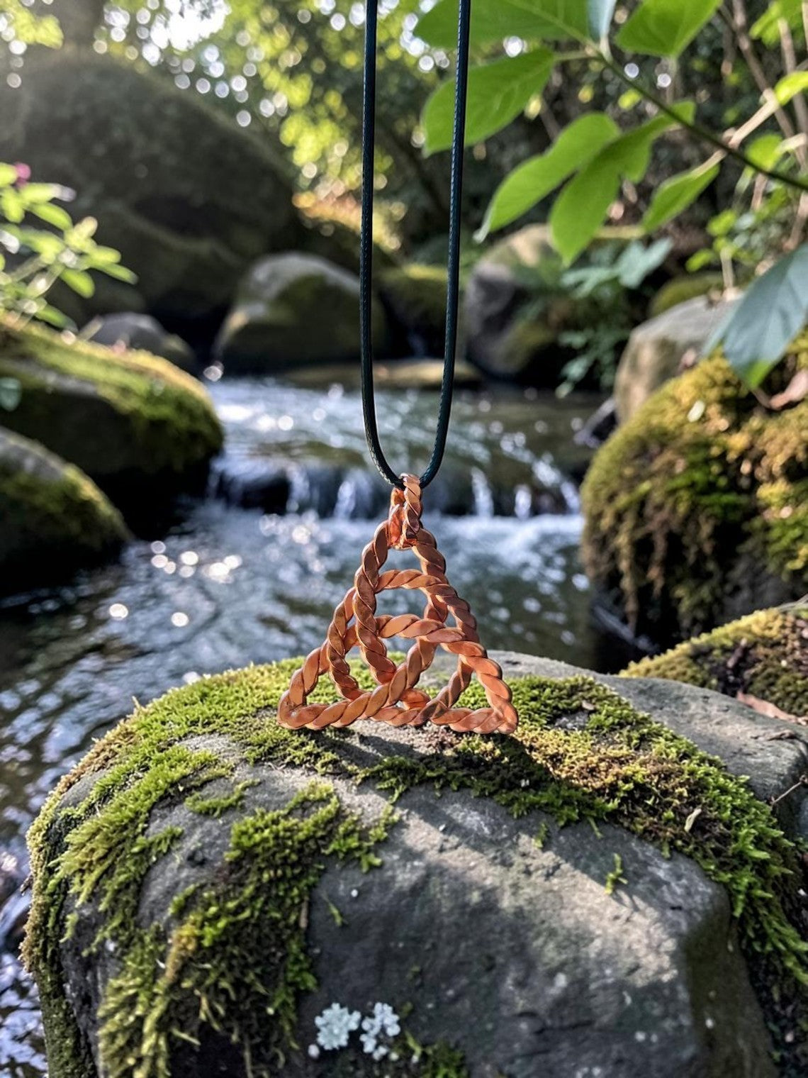 Mặt dây chuyền orgonite hình torus bằng đồng nguyên chất của abusta.viking, thiết kế hình học thiêng liêng, công cụ năng lượng.