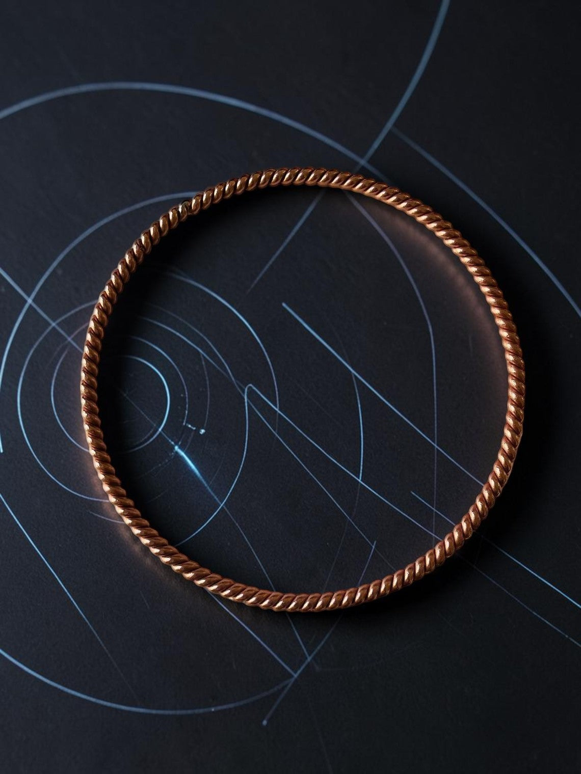 Vòng cổ orgonite hình torus bằng đồng nguyên chất thủ công của abusta.viking, thiết kế hình học thiêng liêng, công cụ năng lượng.
