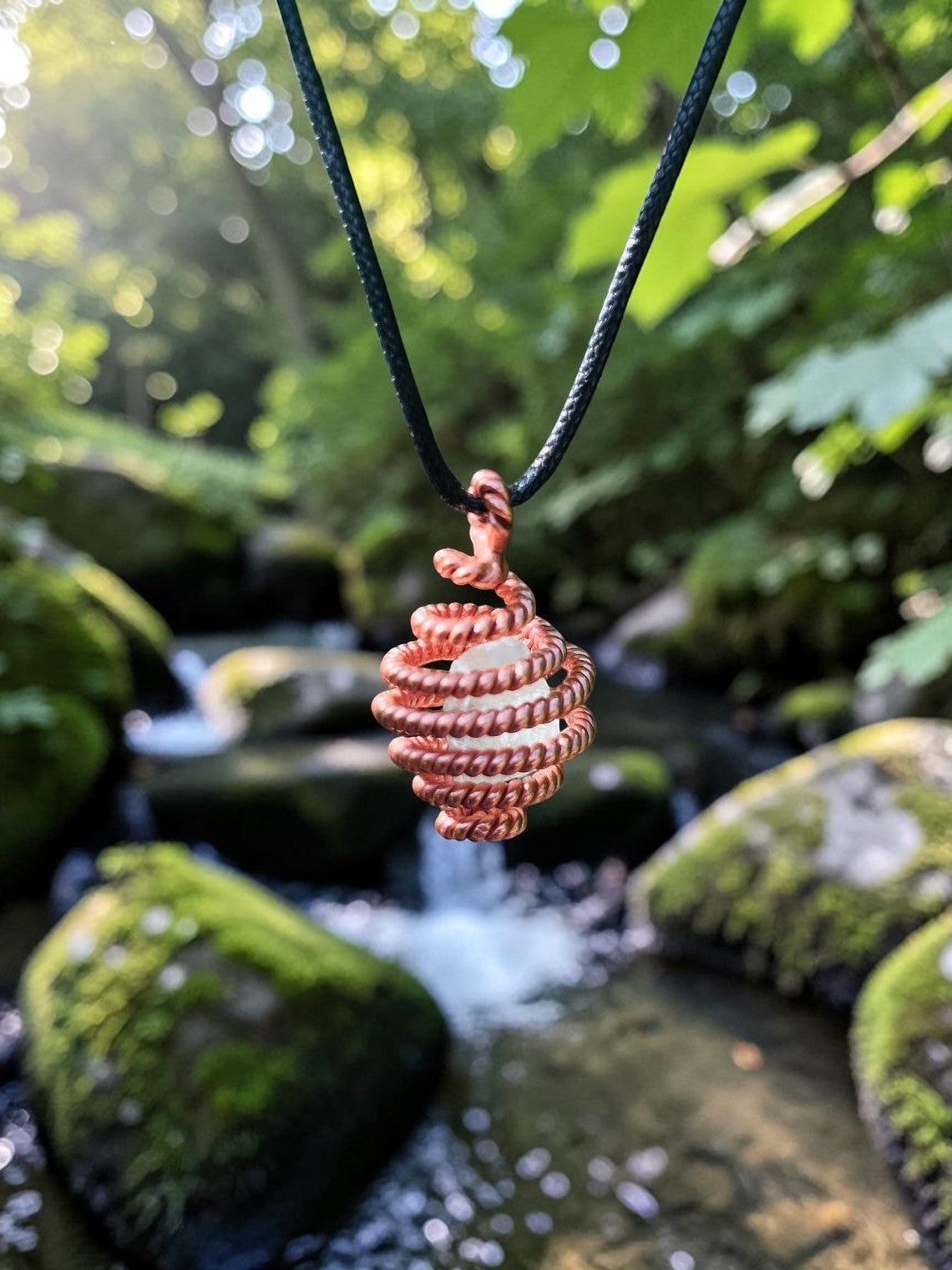 Abusta.viking Copper Frequency Comb 144 Mhz Sacred - Dây chuyền đồng tinh khiết, công cụ năng lượng hình học thiêng liêng.