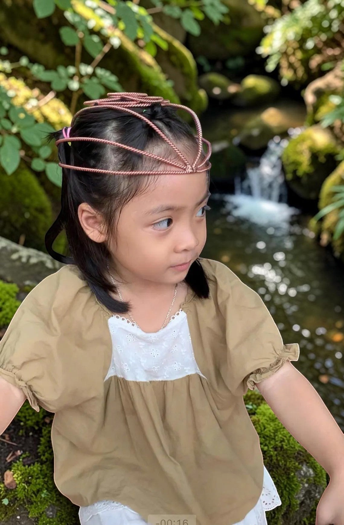 Vòng đeo đầu bằng đồng xoắn kép thủ công của abusta.viking, phụ kiện năng lượng tinh tế.