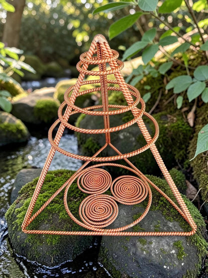 Abusta Viking Tensor Lotus of Life 9999 Đồng Thuần Kim Loại Hình Học Thiêng Liêng Công Cụ Năng Lượng