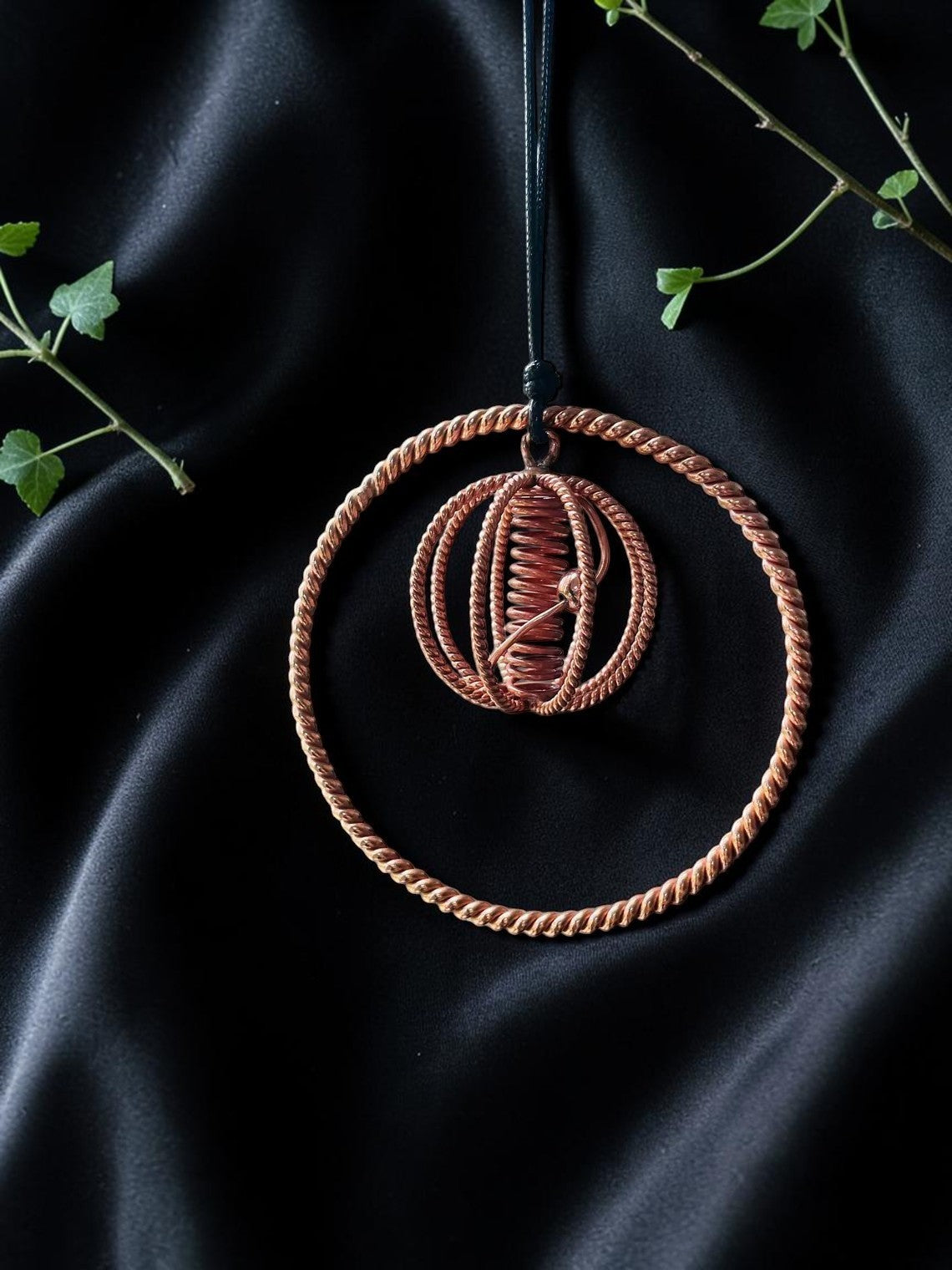 abusta.viking Vòng dây đồng nguyên chất, công cụ năng lượng hình học thiêng liêng, có thể dùng để sạc nước, thanh lọc không gian.