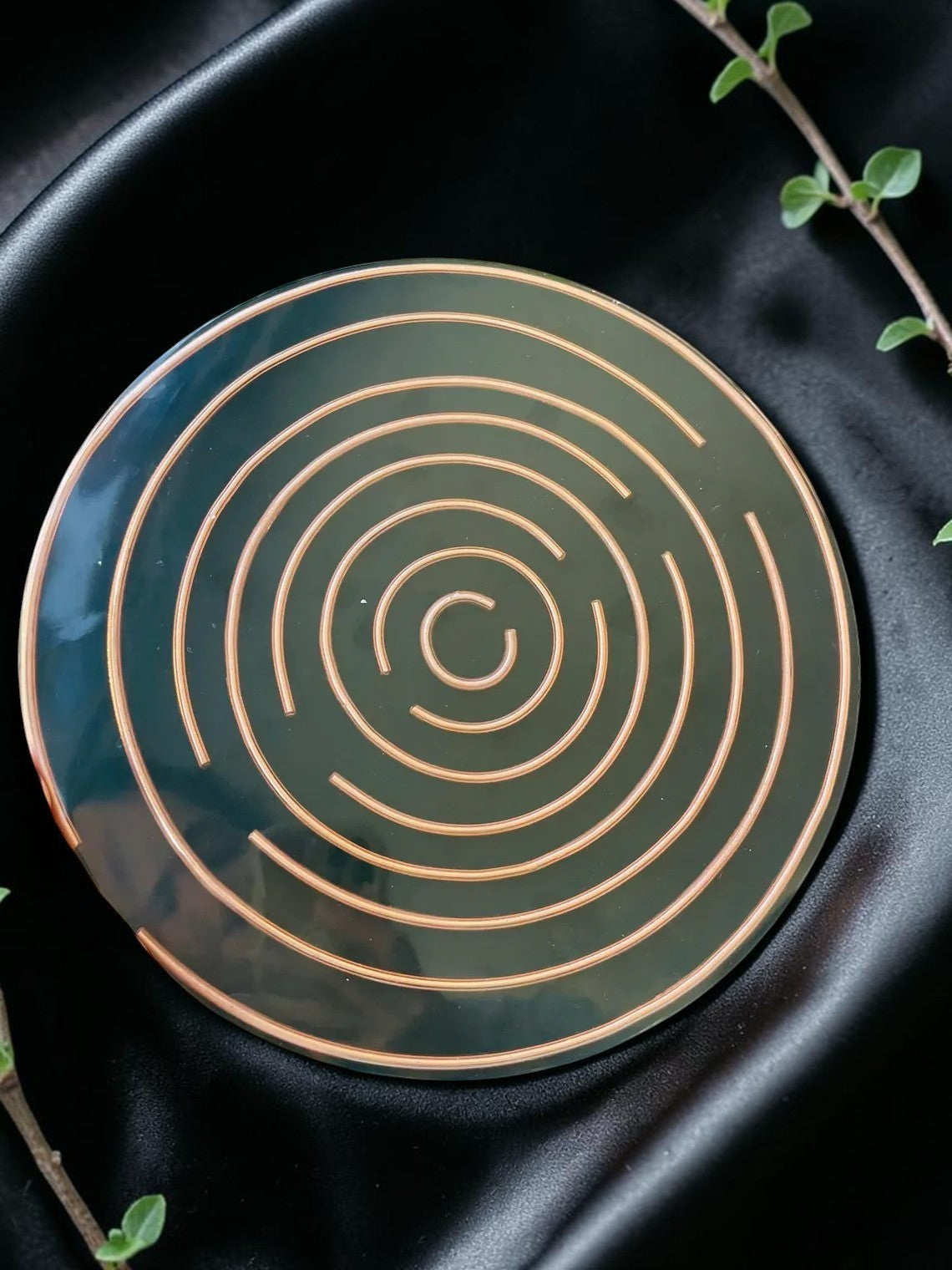 abusta.viking Sacred Flower Of Life Tensor Ring bằng đồng nguyên chất, công cụ năng lượng hình học thiêng liêng.