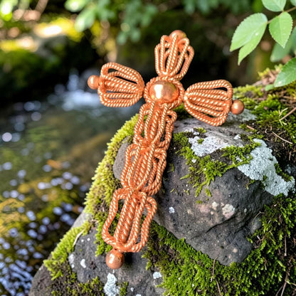 abusta.viking Large 432Mhz Tensor Torus Sacred bằng đồng nguyên chất thủ công, công cụ năng lượng hình học thiêng liêng.