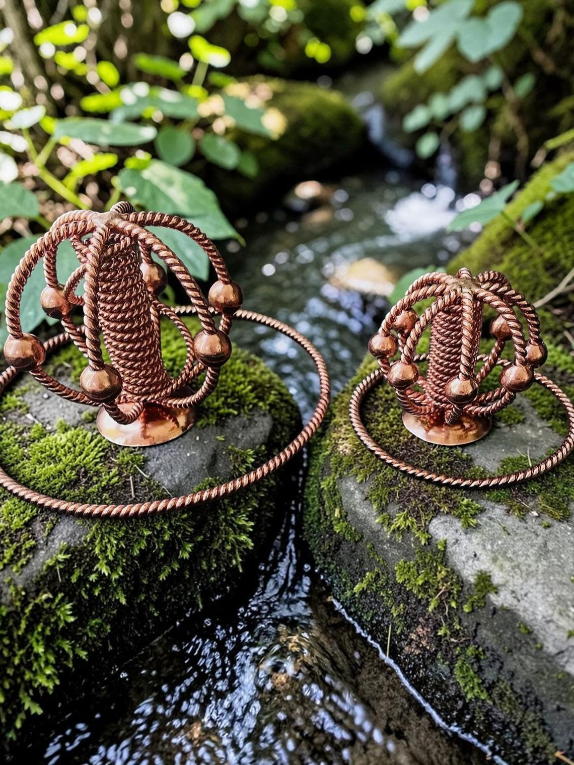 abusta.viking Mặt nạ mũi đồng Tensor 144 Mhz Sacred, công cụ năng lượng hình học thiêng liêng làm thủ công từ đồng nguyên chất.