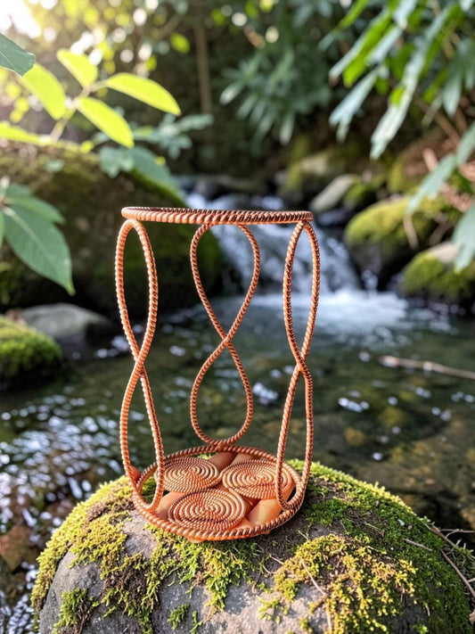 Handcrafted Copper Tensor Energy